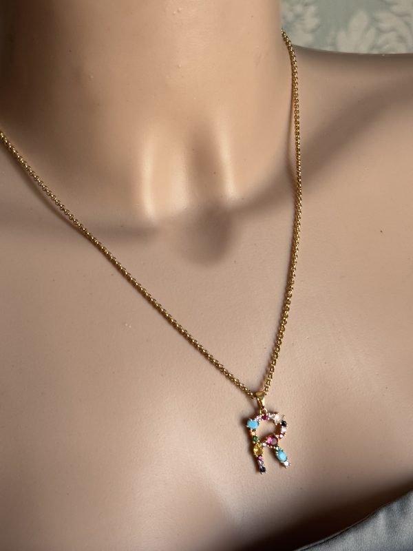 COLLANA con ciondolo LETTERA - immagine 14